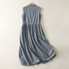 Summer Striped Sleeveless Dress