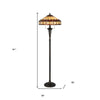 Traditional Bronze Floor Lamp - 61
