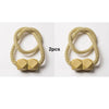 Magnetic Rope Curtain Tiebacks - 2pcs