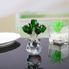 Colorful Rose Flower Figurine