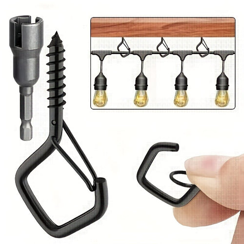 20Pcs Square Snap Clips Hooks