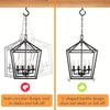 20Pcs Square Snap Clips Hooks