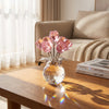 Colorful Rose Flower Figurine