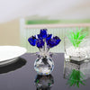 Colorful Rose Flower Figurine